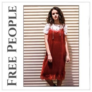 Free People Margot 2fer Slip Dress